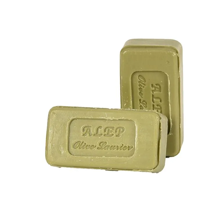 Lot de 2 savons d'Alep rectangulaires
