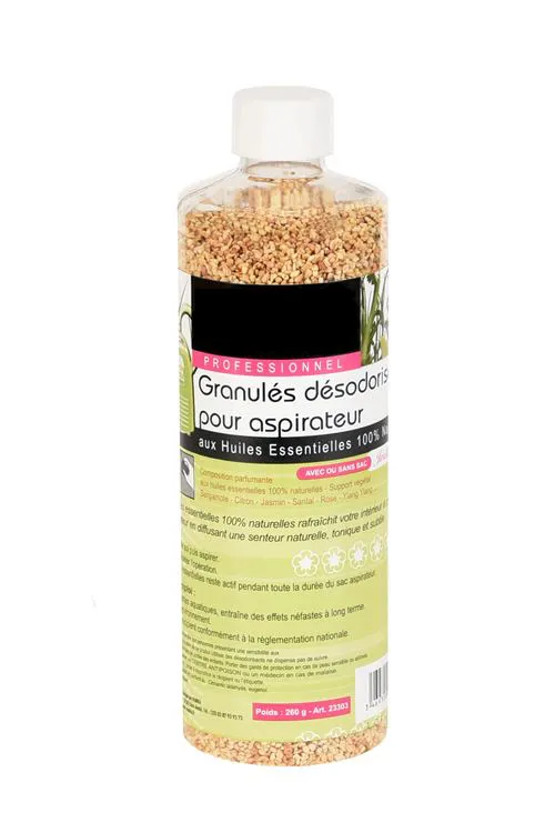Granulés parfumés pour aspirateurs Flacon 500 ml