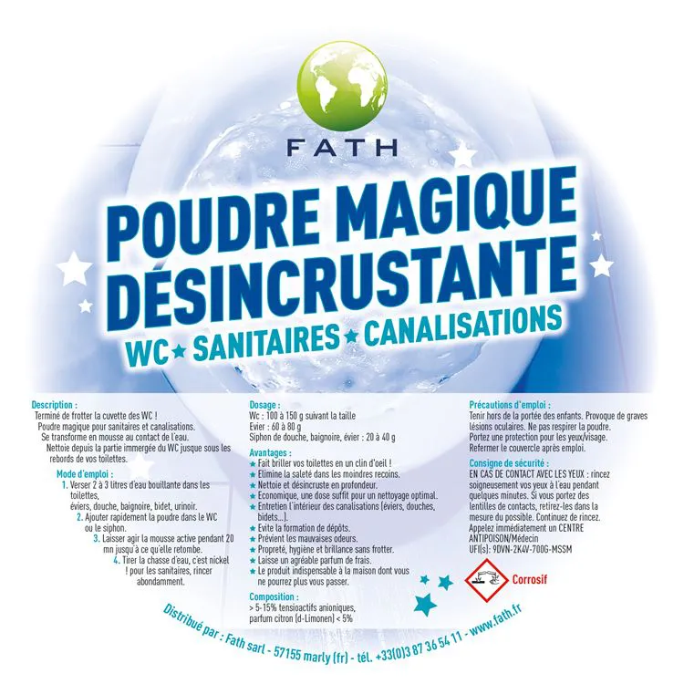 Poudre Magique Désincrustante 1 kg