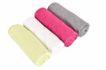 Serviette de toilette fibre bambou Fushia 50x90 cm